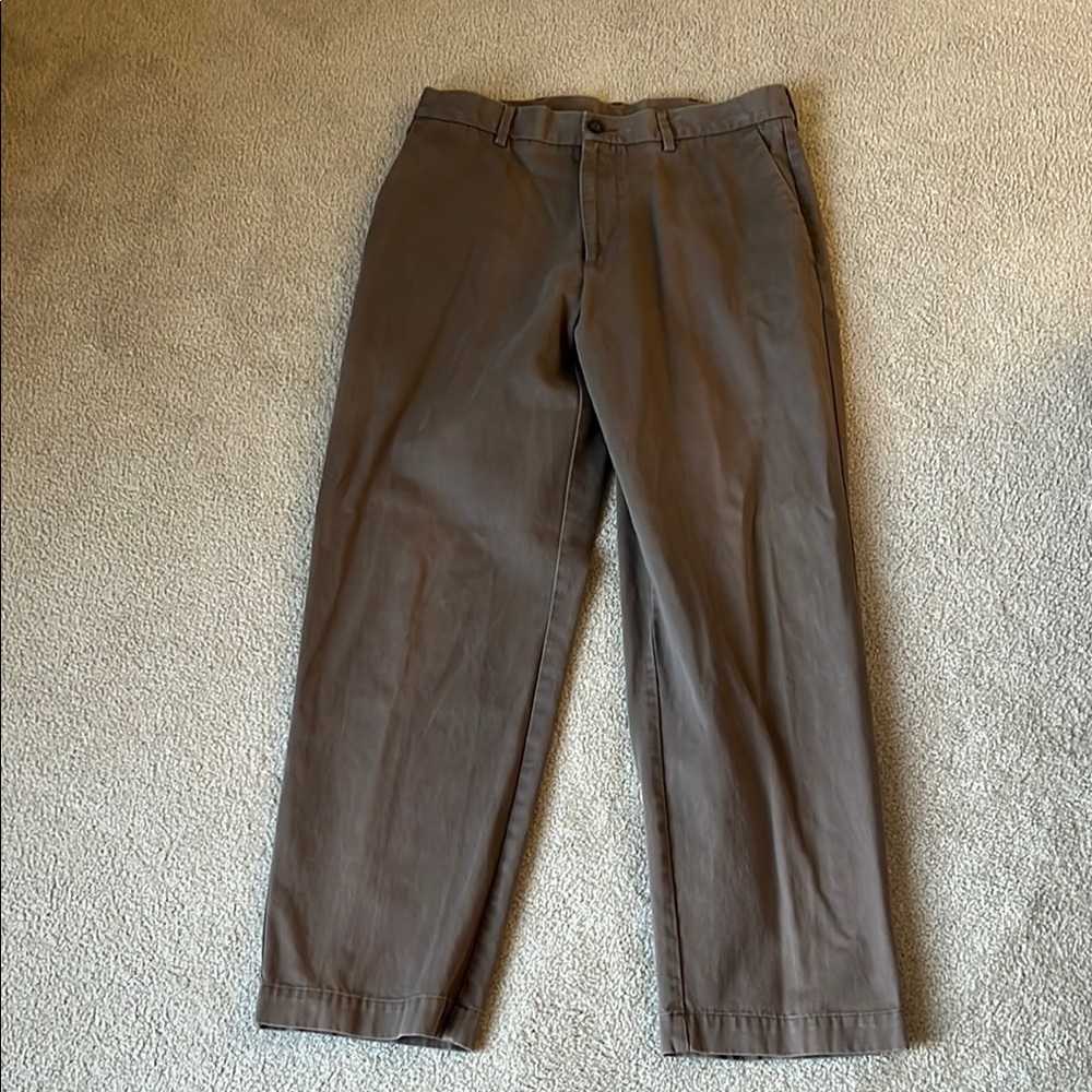Haggar Brown Chinos Straight-Leg Versatile Design